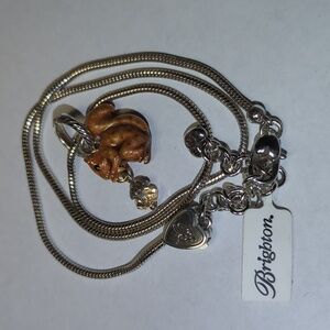 Brighton necklace with squirrel charm